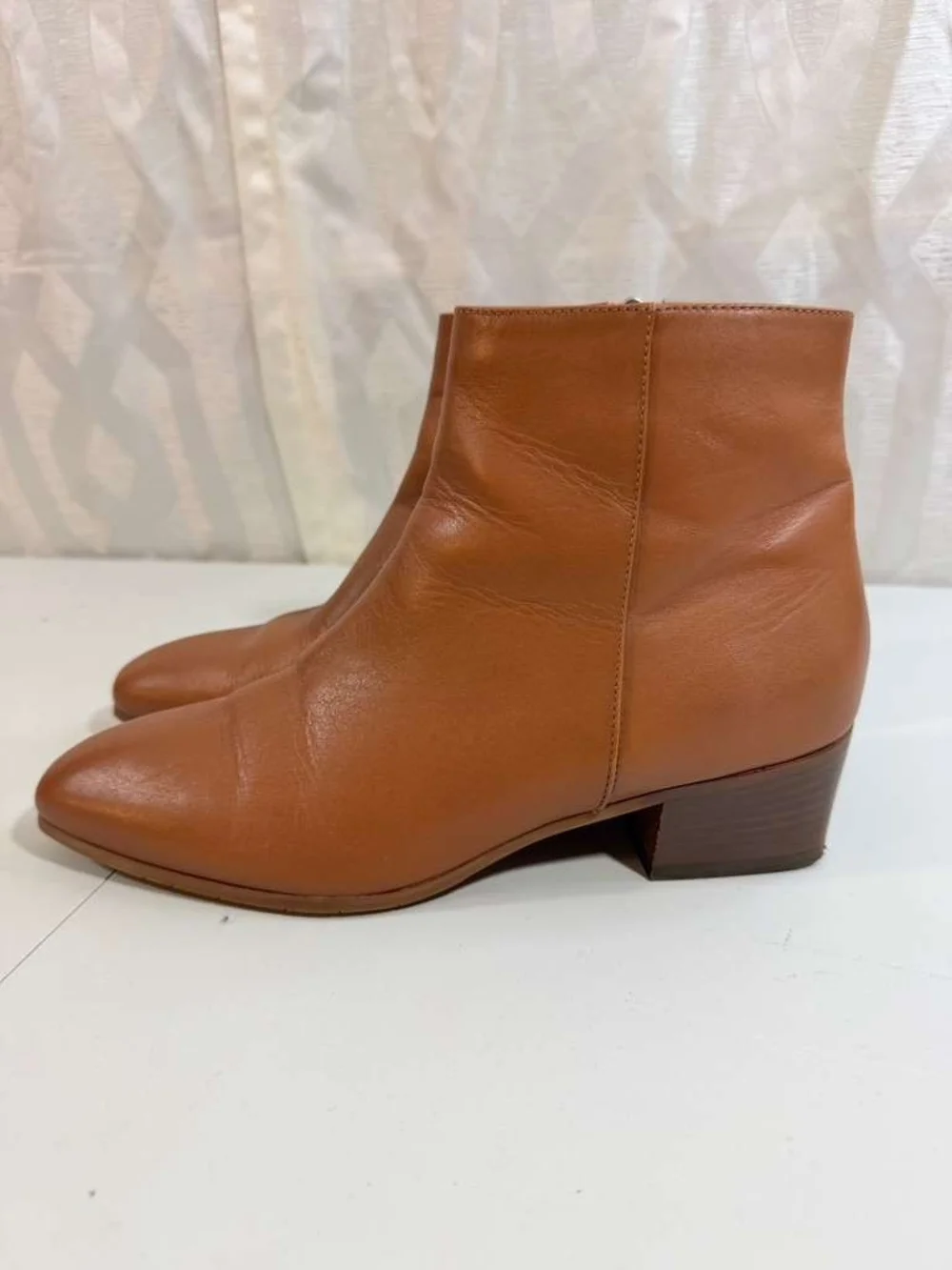 Aquatalia Tan Leather Chukka Boots